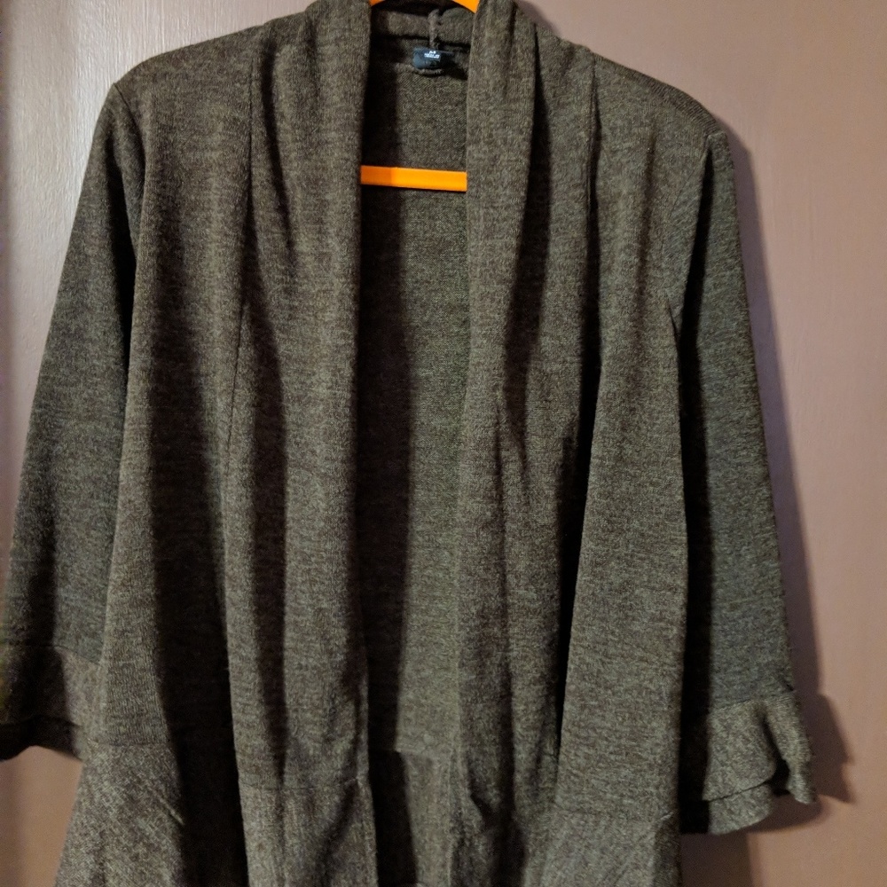 Rafaella swing sweater in brown Medium